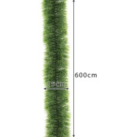 Dekoračná vianočná reťaz 6 m - zelený