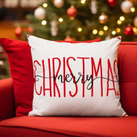 Obliečka na vankúš COZY 40x40 cm - Merry Christmas