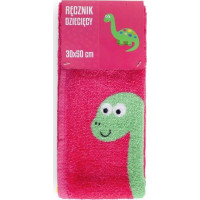 Detský bavlnený uterák ANIMALS 30x50 cm - Dinosaurus