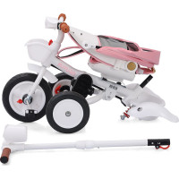 CHIPOLINO Trojkolka so strieškou Futuro 2v1 Princess