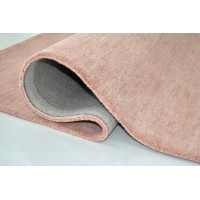Ručne všívaný kusový koberec Asra wool pink