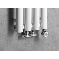 Sapho PILON vykurovacie teleso 270x1800mm, so štyrmi háčikmi pre uterák, biela mat IZ121T