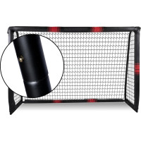 Futbalová bránka ANTONIO 180x120 cm - čierna / červená