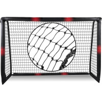 Futbalová bránka ANTONIO 180x120 cm - čierna / červená