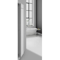 Sapho PILON vykurovacie teleso 270x1800mm, so štyrmi háčikmi pre uterák, biela mat IZ121T