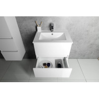 Aqualine PANEDA umývadlová skrinka 74, 5x55x45, 2cm, biela PN275