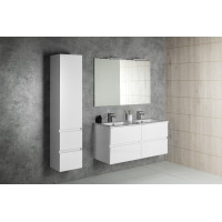 Aqualine PANEDA umývadlová skrinka 119x55x45, 2cm, biela PN212