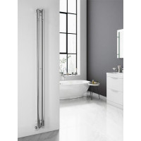 Sapho PILON vykurovacie teleso 122x1800mm, s dvoma háčikmi pre uterák, chróm IZ123T