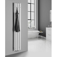 Sapho PILON vykurovacie teleso 270x1800mm, so štyrmi háčikmi pre uterák, biela mat IZ121T