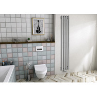 Sapho PILON vykurovacie teleso 270x1800mm, so štyrmi háčikmi pre uterák, chróm IZ120T