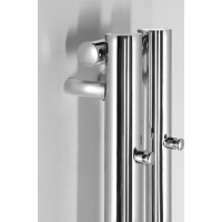 Sapho PILON vykurovacie teleso 122x1800mm, s dvoma háčikmi pre uterák, chróm IZ123T