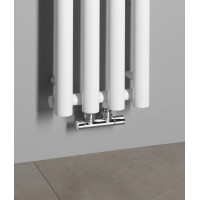 Sapho PILON vykurovacie teleso 270x1800mm, so štyrmi háčikmi pre uterák, biela mat IZ121T