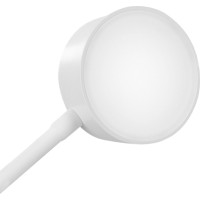 Solight LED stolná nabíjacia lampička, 2W, 210lm, 3CCT, biela, clip
