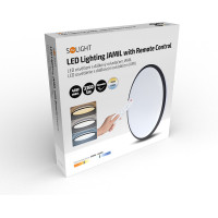Solight LED osvetlenie s diaľkovým ovládačom Jamil, 48W, 3360lm, 40cm, zmena chromatickosti, stmievateľné