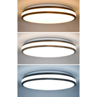 Solight LED osvetlenie s diaľkovým ovládačom Laskos, 48W, 3360lm, 39cm, zmena chromatickosti, stmievateľné