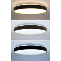 Solight LED osvetlenie s diaľkovým ovládačom Cala, 48W, 3360lm, 38cm, zmena chromatičnosti, stmievateľné