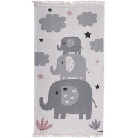 Detský kusový koberec Natur Slony