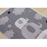 Detský kusový koberec Natur Slony