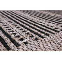Kusový koberec Floorlux 20001 Silver/Black – na von aj na doma