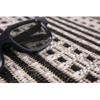 Kusový koberec Floorlux 20001 Silver/Black – na von aj na doma