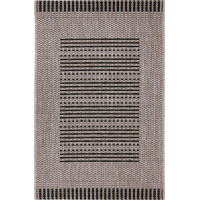 Kusový koberec Floorlux 20001 Silver/Black – na von aj na doma