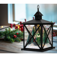 Dekoratívna LED lampa MERRY 23,5x23,5x37 cm - Jasličky