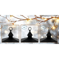Dekoratívna LED lampa MERRY 23,5x23,5x37 cm - Jasličky