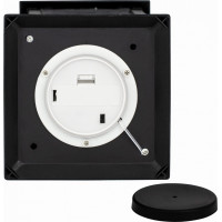 Solárna dekoratívna LED lampa DECO - 14x14x30 cm - čierna
