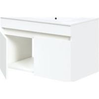 Kúpeľňová závesná skrinka pod umývadlo FIGARO 80 cm - biela