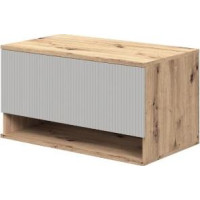 Kúpeľňová závesná skrinka pod umývadlo AVIOLA 80 cm - dub artisan/kašmír