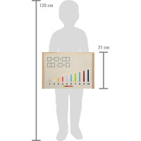 small foot Počítanie v drevenom boxe Educate