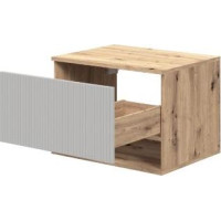 Kúpeľňová závesná skrinka pod umývadlo AVIOLA 60 cm - dub artisan/kašmír