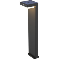 Solight LED solárne stĺpikové osvetlenie Palermo, 5W, 400lm, 3000K