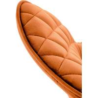 Jedálenská otočná stolička REMI - škoricová/čierna