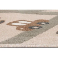 Detský koberček Adventures 105972 Cream Brown Grey