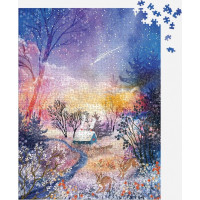 Galison Puzzle Kúzelná zasnežená krajina 1000 dielikov