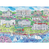 Galison Puzzle Michael Storrings Panské sídla v Newporte 1000 dielikov