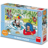 Dino Puzzle Krtko vo vode 24 dielikov maxi