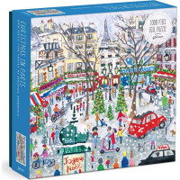 Galison Fóliové puzzle Michael Storrings Vianočný Paríž 1000 dielikov