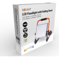 Solight LED reflektor so sklopným stojanom, 100W, 9000lm, 4000K, kábel so zástrčkou, IP65