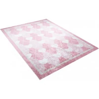Detský koberček EMMA - Srdiečka - ružový