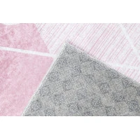 Detský koberček EMMA - Srdiečka - ružový