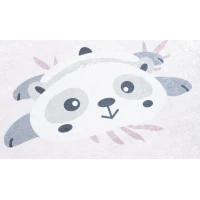 Detský koberec EMMA - Medvedíky panda - ružový