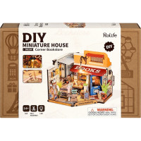 RoboTime Miniatúra domčeka Kníhkupectvo na rohu