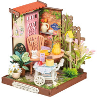 RoboTime Miniatúra domčeka Záhradný čajový kútik