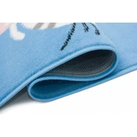 Detský koberec JOLLY Blue - Spievajúce mačičky