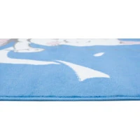 Detský koberček JOLLY Blue - Mačička na hojdačke