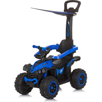 CHIPOLINO Odrážadlo so strieškou a vodiacou tyčou ATV Blue