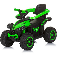 CHIPOLINO Odrážadlo so strieškou a vodiacou tyčou ATV Green
