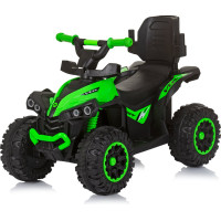 CHIPOLINO Odrážadlo so strieškou a vodiacou tyčou ATV Green